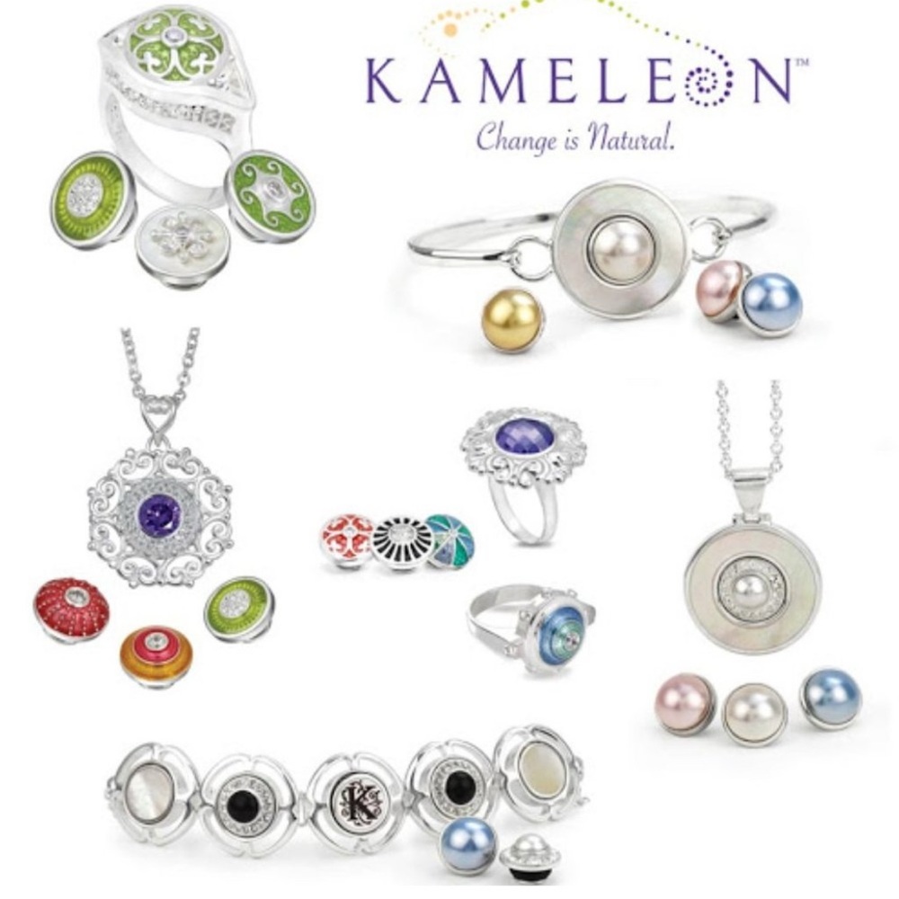 Kameleon Jewel Pop - Swarovski crystal blue and white - Picture 2 of 2